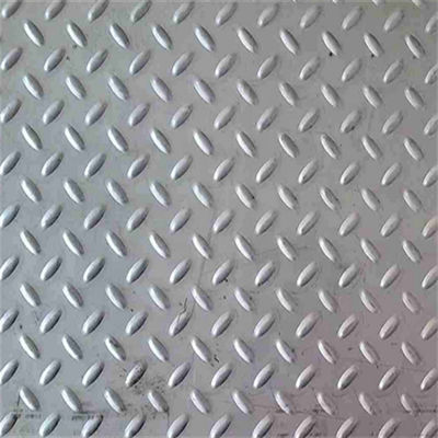 2.5mm 3mm un piatto a quadretti ss 304 di 201 316 Diamond Stainless Steel Sheets Embossed