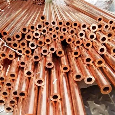 Tubo di rame puro ASTM C10100 C10200 C11000 di dimensione 99,9% su ordinazione per industria
