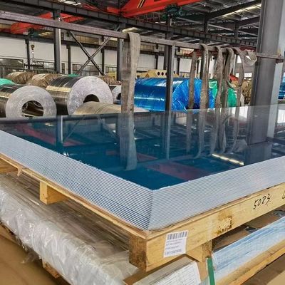 5052 Fogli di alluminio di grado marino lega di magnesio da 2,0 mm con elevata resistenza alla stanchezza per scafi di imbarcazioni e costruzioni navali