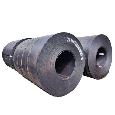 A106 laminato a caldo nero Ms struttura della bobina in acciaio a basso tenore di carbonio laminato a freddo