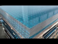 8mm di alluminio di diamante lamiera metallo in rilievo perforato di alluminio di controllo lamiera vetrina