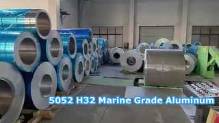 Foglio di alluminio di grado marino 5052 H32 Ideale per la costruzione di barche